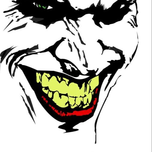 Joker Headlight sticker for bike