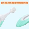 Baby Toothbrush Toddler Toothbrush for Age 0-3 Years Old Extra Soft Toothbrush with 10000 Soft Floss Bristle for Baby Gum Care. 