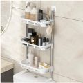 3 Tier Multifunctional Kitchen & Bathroom Wall Hanging Storage Rack.