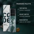 Wild Stone - Code NOIR No Gas Body Perfume For Men, Long Lasting Intense Fragrance - 120ml. 
