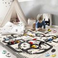 【Hey my home】Kids Play Mat City Road Parking Map Scene Educational Home Parent-child Interactive Toys.
