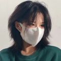 Wolf Tail Wig Men's and Women's Short Hair Internet Celebrity Same Style Natural Realistic Japanese Warrior Head Same Style Anchovy Head Full-Head Wig Style. 