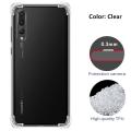 Huawei P20 Pro Transparent Soft Silicone TPU Back Cover Clear 360º Anti Shock Protective Buffer Phone Casing. 