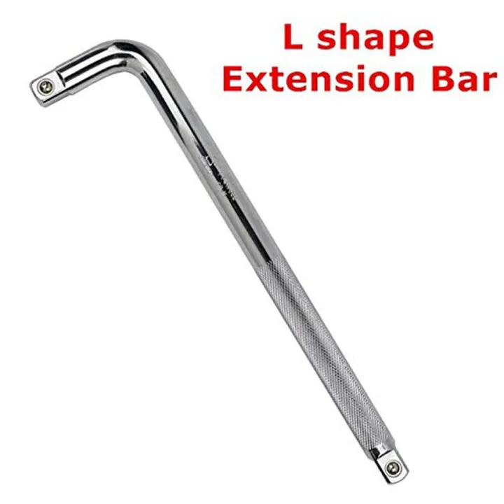 1/2'' Drive Extension Bar Socket Sliding Bar L-shape Handle