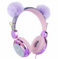 Cute Unicorn Headphones Cat Ear Headphones In Stock Headset Kids Wired Headphones With McCartoon Headphones. 