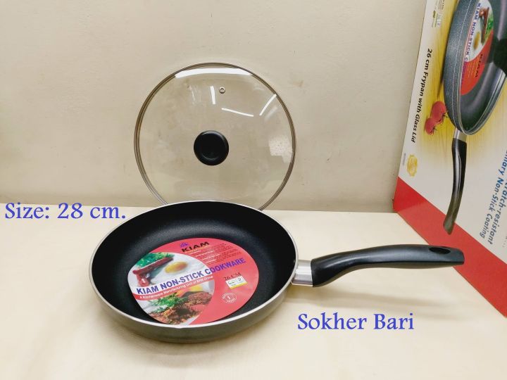 Kiam%20Granite%2028cm%20Non-Stick%20Anti%20Scratch%20Frying%20Pan%20With%20Lid.%20Deep%20Fry%20Pan%20With%20Glass%20Lid.%20CD:P150.%20-%20Image%202