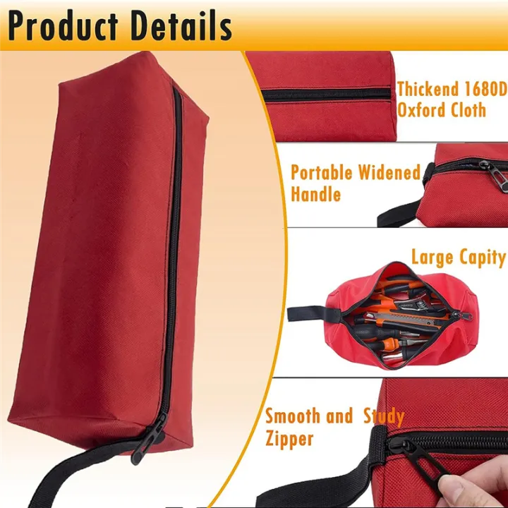 6%20Pack%20Small%20Tool%20Pouch%20with%20Zipper,%20Waterproof%20Oxford%20Cloth%20Tool%20Bag%20Portable%20Tool%20Bag%20Organizer%20(9.8%20X%203.3%20X%202.7%20Inch)%20Easy%20to%20Use%20-%20Image%207