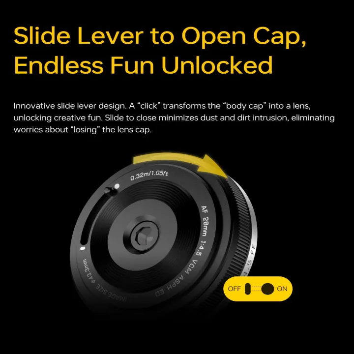 VILTROX%2028mm%20F4.5%20Pancake%20Lens%20Autofocus%20Full%20Frame%20Lens%20Retro%20Ultra-thin%2060g%20For%20FUJI%20XF%20Sony%20E%20Mount%20-%20Image%205