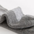 Autumn and Winter New Men's Solid Color Cotton Socks Half Brushed Tube Socks Thick Casual Mid-Calf Length Men's Socks Warm Terry Socks.