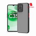 Realme C35 Narzo 50A Prime Luxury Matte Trendy Stylish Shockproof Camera Bumper Protective Smoky Transparent Back Covers Cases (Back Case Cover For Smartphone). 