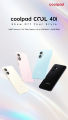Coolpad Cool 40i Smartphone (lvory White) – 6.56” HD+ 90Hz Display, 8GB RAM (4+4), 128GB ROM, Helio G37, 50MP Camera, 4500mAh Battery.