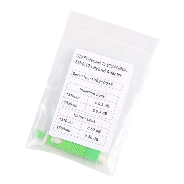 Sc/apc To Lc/upc Sc Male To Lc Female Hybrid Fiber Optic Adapter Fiber ...