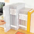 File Box Slim Document Case Portable Project Case Transparent Plastic Box for Office Desktop Document Organizer Box Fayshow.