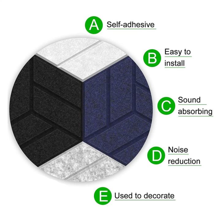 Self-Adhesive Acoustic Panels,Hexagon Sound Proof Foam Panels A