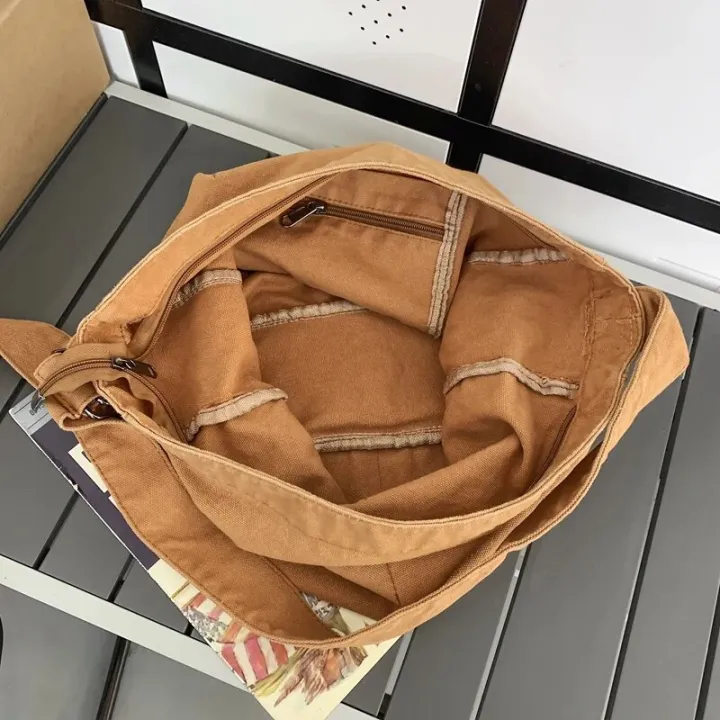 Women%20Casual%20Canvas%20School%20Crossbody%20Bags%20For%20Student%20Female%20Solid%20Color%20Large%20Capacity%20Tote%20Bag%20Trendy%20Cool%20Men%20Shoulder%20Bag%20-%20Image%206