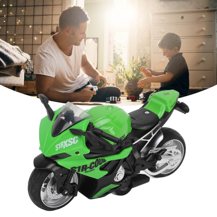 Alloy%20Motorcycle%20Model%20Toy,%20Fine%20Details%20Kids%20Motorcycle%20Toy%20Pull%20Back%20for%20Display%20-%20Image%203