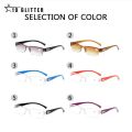 Korean Reading Glasses Men Women Clear Lens Half Frame Presbyopic Eyewear 1.0 1.5 2.0 2.5 3.0 3.5 4.0 for Reader.