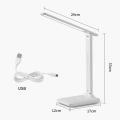 Foldable Table Lamp Led Desk Lamp 3 Type Stepless Dimmable Touch Bedside Reading Eye Protection Night Light USB Chargeable. 