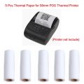 【7Rings Store】（NEW）5PCS/lot Thermal Printing Paper 57x30mm Thermal Receipt Paper Roll For Mobile POS 58mm Thermal Printer Lot. 