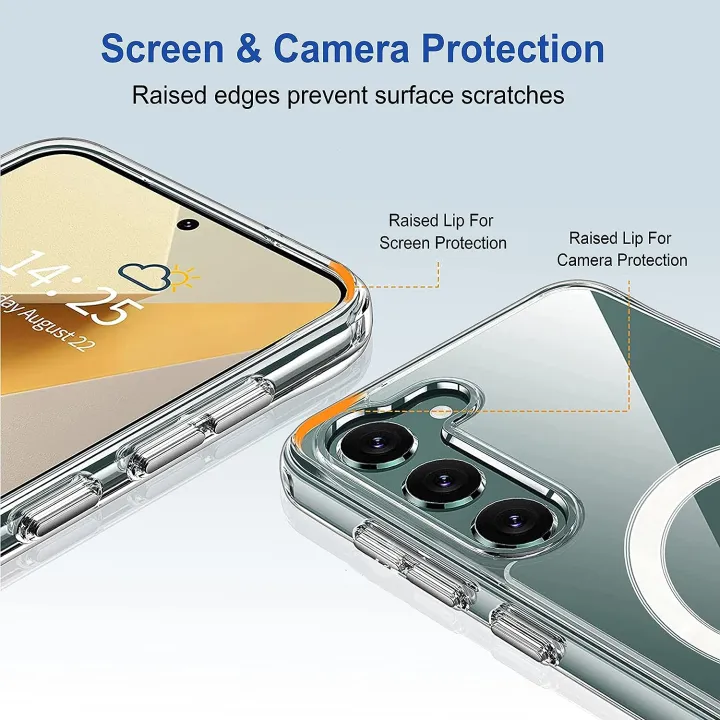 Samsung%20galaxy%20s23%20MagSafe%20Compatible%20Shockproof%20Transparent%20Slim%20Fit%20Wireless%20Charging%20supported%20Frosted%20Border%20Phone%20Back%20Case%20Mobile%20Cover%20-%20323438539%20-%20Image%205