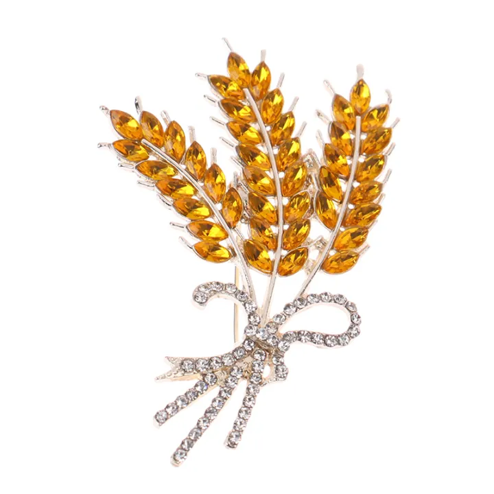 Luxury%20crystal%20rhinestone%20wheat%20ear%20brooch%20pins%20women%20party%20brooches%20jewelry%20Nicle%20-%20Image%203