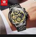 OLEVS 9947 Mens Watch Chronograph Luxury Diamond Dress Wrist Watches Waterproof Luminous. 