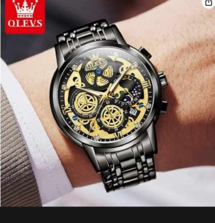 OLEVS%209947%20Mens%20Watch%20Chronograph%20Luxury%20Diamond%20Dress%20Wrist%20Watches%20Waterproof%20Luminous%20-%20Image%202