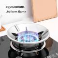 Universal Gas Stove Cover Fireproof Windshield Save Gas Cover Windproof Ring Anti-skid Bracket Thicken Gas Stove Energy-saving Ring Gas Cooker Stand. 