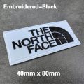 Die Cut Logo He North Face/TBL/JanSport Sticker PVC Vinyl Decal Embroidery Sticker Embroidered Logo. 