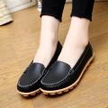Summer Womens Flats Ballet Shoes Woman Cut Out Leather Shoes Breathable Moccasins Women Boat Shoes Luxury Ladies Casual Shoes House Foocus. 