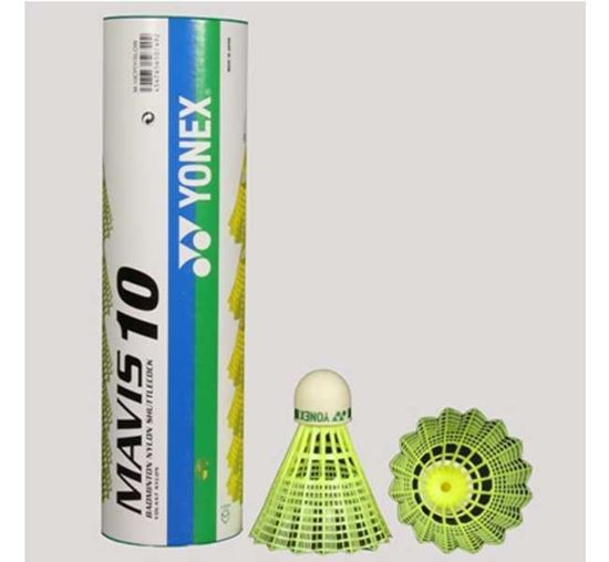YONEX%20Mavis%2010/110%20Badminton%20Shuttlecock%20Racket%20Racquet%20Blue%20Cap%20yellow%20(6PCS)%20-%20Image%202