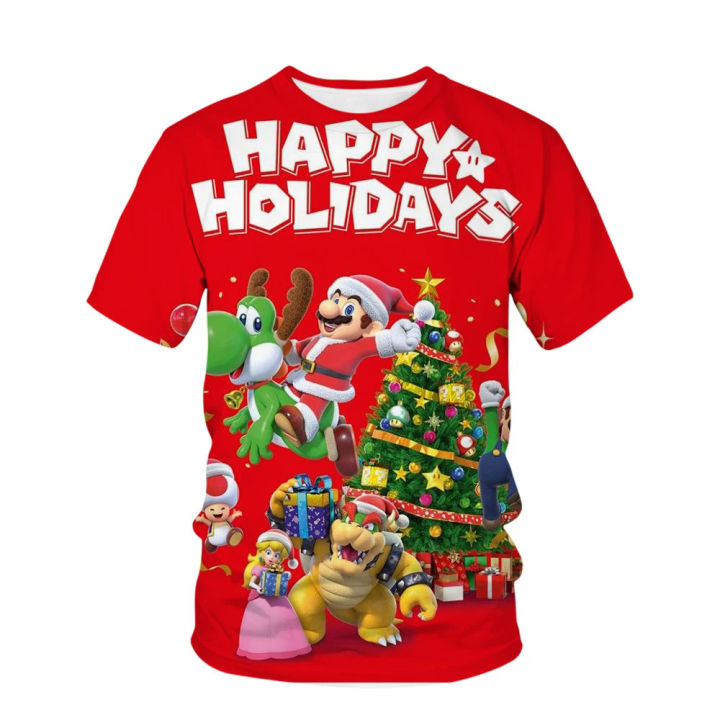 Baby%20T-Shirt%20Super%20Mario%20Kids%20Cosplay%20T-Shirt%20Girls%20Boys%20Short%20Sleeve%20Hat%20Summer%20Tops%20Clothes%20Children%20Sports%20Tees%20Clothing%20-%20Image%209