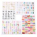 50 Pairs Korean Fashion Earrings Mixed Styles Pearls Colorful Rhinestone Flower Fruits Animal Plastic Stud Earring Set For Girls Piercing Metal Ladies Jewelry Gifts. 