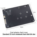 NGFF To SATA 3 External HDD Enclosure MSATA SSD Adapter M.2 SATA Protocol Adapter Board Creek. 