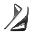 2Pcs Car Carbon Fiber Rear Fog Lamp Cover Trim for Toyota Chr. 