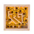 Wooden Labyrinth Rolling Ball Maze Board Game Balance Toys 3D IQ Puzzle Educational for Adult Children Stress Reliever Toys Gift. 