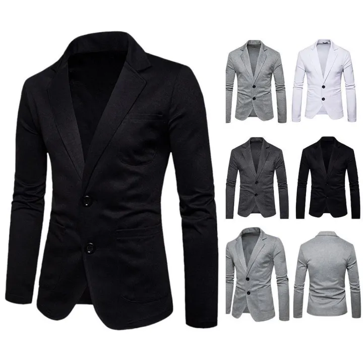 Men%20Slim%20Fit%20Formal%20Two%20Button%20Suit%20Coat%20Jacket%20Tops%20-%20Image%205