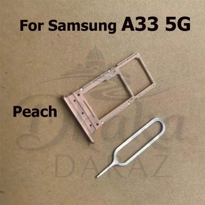 Samsung%20Galaxy%20A33%205G%20Dual%20Sim%20Tray%20Micro%20SD%20Card%20Slot%20with%20Sim%20Ejector%20Pin%20Replacement%20Part%20-%20Image%204