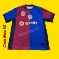 Barcelona home jersey 24-25 Half Sleeve. 