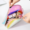 Waterproof Cosmetic Bag Durable PVC Material Storage Bag Makeup Bag Transparent Portable Travel Organizer for Travel Toiletries Organize Women's Accessory Beauty Essentials Personal Care Storage.