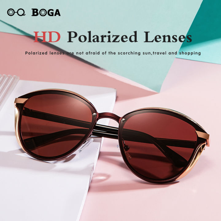 OQ%20BOGA%206%20Styles%20Fashion%20Unisex%20Retro%20Cat%20Eye%20Frame%20Polarized%20Sunglasses%20Women%20Men%20Eye%20Protection%20Metal%20Full%20Rim%20Anti-UV%20Sun%20Glasses%20UV400%20-%20Image%203