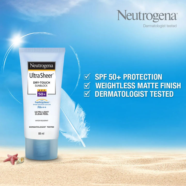 Neutrogena%20Ultra%20Sheer%20Dry%20Touch%20Sunblock%20SPF%2050+%20PA+++%20(88ml)%20-%20Image%202