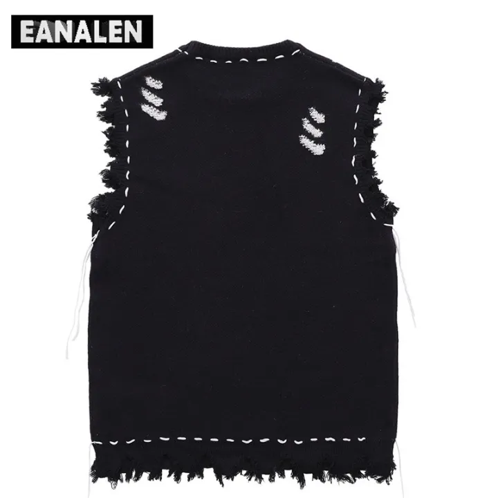 Harajuku%20tattered%20fringed%20sweater%20vest%20women's%20y2k%20Vintage%20korean%20oversized%20knitted%20ugly%20sleeveless%20sweater%20men's%20aesthetic%20-%20Image%202