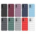 MobiCase S4 For Vivo Y28 / Vivo Y29 4G / Vivo T4X 5G Back Cover Phantom Shield Soft Silicone TPU Shockproof Liquid Silicone Airbag Phone Case Vivo Y28 4G / Vivo Y29 4G / Vivo T4X 5G Case VIVO Cover Phone Case Black.
