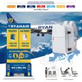 Likros Cabin Bag Ryanair 40x20x25 Easyjet 45x36x20 Backpack for Women, Laptop Travel Backpacks Airline Approved Hand Luggage Bag. 