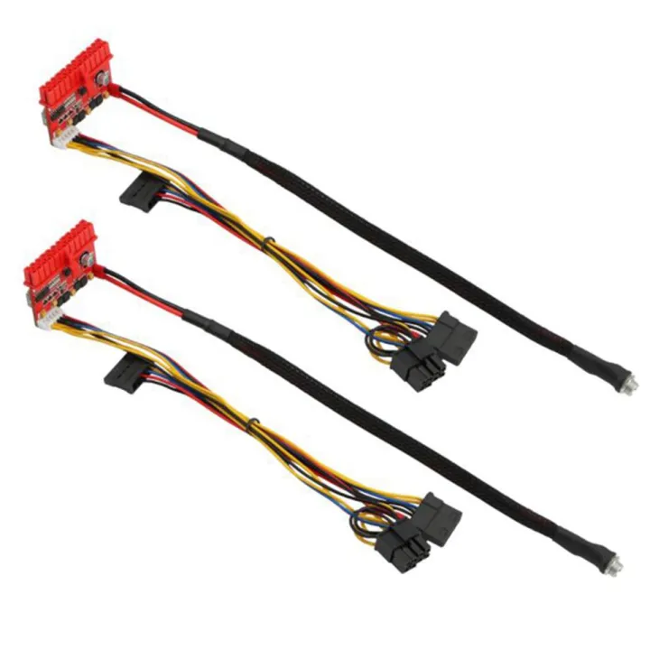 2X DC ATX PSU PICO-BOX 12V 160W Pico ATX Switch Peak PSU 24Pin MINI ITX DC to Car ATX Power Supply Wide Input Computer