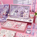 Journal Set Cute Diary Stationary Gift Planner Book Set. 