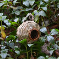 Wholesale straw round bird's nest hand-woven DIY creative gardening decoration birdcage cross-border source one piece dropshipping.