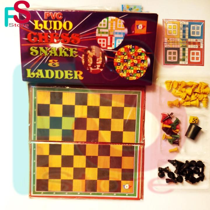 Ludo Chess Combo Game Set - Ludo, Chess - Chess Board