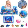 Summer Toys Baby Water Mat PVC Inflatable Cushion Infant Toddler Water Play Mat for Children Early Education Developing Baby Toy. 